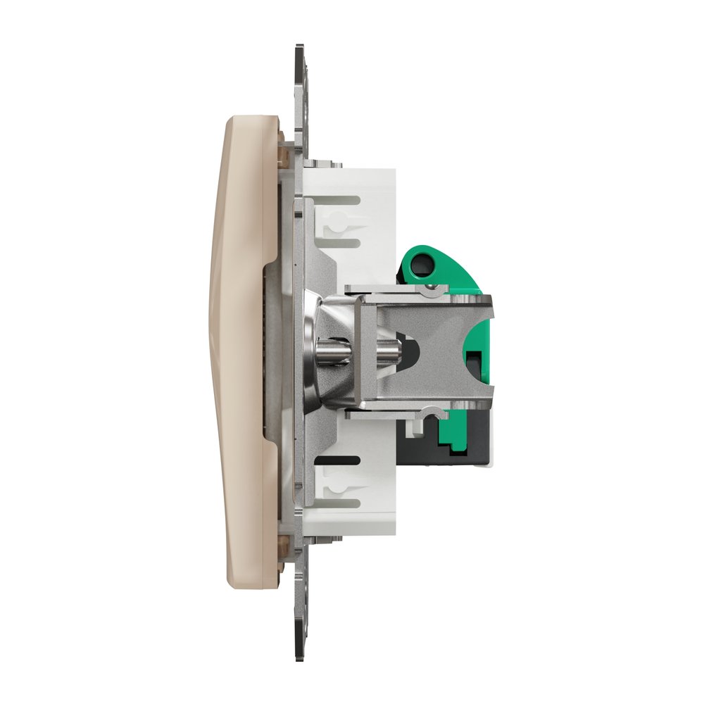 Розетка Schneider Sedna Design бежева комп'ютерна RJ45 Cat. 5e UTP ( SDD112451 )